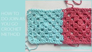 How to do the Join-As-You-Go Crochet Method