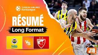La première de Nikola Topic en EL - Fenerbahçe vs Étoile Rouge Belgrade - Résumé - EuroLeague