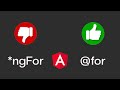 Angular 17 stop using *ngFor