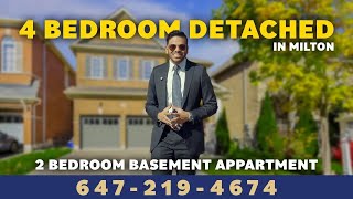 4 Bedroom Detached with 2 Bedroom Basement in Milton| Home for Sale | Detached Homes| House for sale