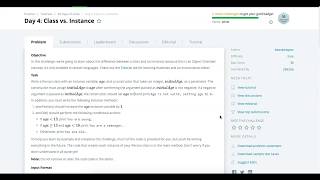 Hackerrank 30 days of code Java 8 Solution: Day 4: Class vs Instance