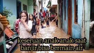 jelajahi Gang sempit pemukiman kebon pala | banjir rendam rumah warga di kebon pala jakarta timur