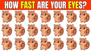 🔴[ Easy to Impossible Level ] How Fast Are Your Eyes? Find The Odd One Out | Oddity Spotting