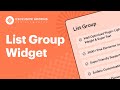 Learn How to Configure and Style List Group Widget for Elementor Page Builder