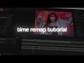 in-depth time remap tutorial // after effects