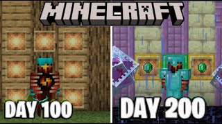 200 DAYS - SuperFlat Minecraft