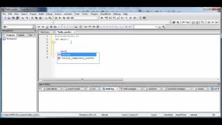 C programming tutorial for printing hello world