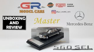 Master Mercedes-Benz 560 SEL (W126) Unboxing and Review | 1:64 Scale | Diecast Model Car