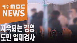 지속되는 소규모 집단감염   도민 일제검사 검토