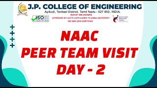 NAAC PEER TEAM VISIT DAY 2 - JPCOE