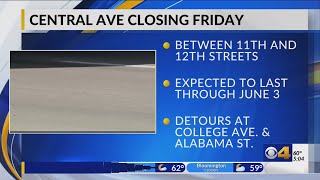 Local road closures related to North Split shutdown
