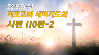 [22.6.8(수)새벽] 시편110편-2ㅣ한재동목사