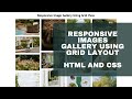 Responsive Image Gallery Using Grid Layout in HTML and CSS