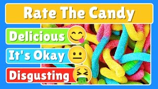 Rate The Candy Challenge🍬 | Ultimate Candy Tier List | Food Quiz