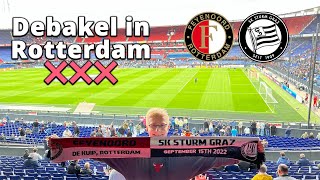 DEBAKEL IN ROTTERDAM | Feyenoord Rotterdam vs Sturm Graz | Stadion Vlog pt. 17 🤝