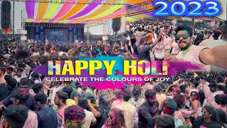 Holi festival pune 2023 Vlog  / pune biggest Holi festival in Royal Palms