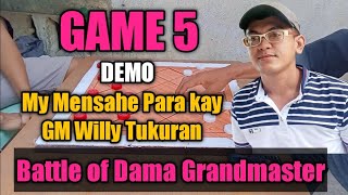 Dama GRANDMASTER Game 5 DEMO The Book Breaker vs The Legend