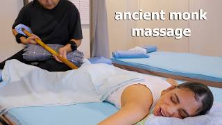 ASMR: Ancient Thai WOODEN STICK Massage for Pain Relief!