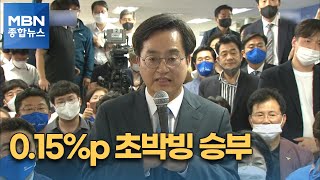 [6·1 지선] 김동연, 새벽 5시 32분 역전…김은혜에 0.15%p 차 승리  [MBN 종합뉴스]