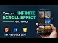 Build INFINITE Scroll Effect using HTML, CSS and JavaScript | Frontend Project - Code with Scaler