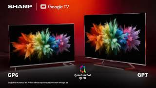 SHARP GP6 Series QLED - GOOGLE TV™ – Elevate Your 4K Viewing Experience