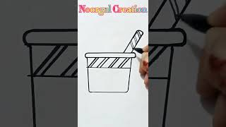 How to draw Cute Ice cream cup   ||#shorts ||#viral ||#youtubeshorts ||#shortvideo