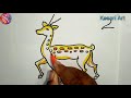 2 से deer का drawing कैसे करें हिरण का drawing बनाए memory drawing मे हिरन कैसे बनता हैं deer