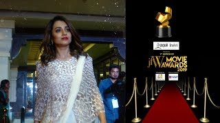Trisha talks about Ajith, Vijay at the Red Carpet of JFW Movie Awards 2019| Unseen Video