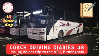 Coach Driving Diaries #8 - Young Voices at the NEC Birmingham