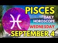 Pisces ♓ 🎉 𝐀 𝐌𝐢𝐫𝐚𝐜𝐥𝐞 𝐈𝐬 𝐉𝐮𝐬𝐭 𝐀𝐫𝐨𝐮𝐧𝐝 𝐓𝐡𝐞 𝐂𝐨𝐫𝐧𝐞𝐫! 🌠 Horoscope For Today September 4, 2024 | Tarot