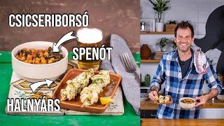 Tuti tapas, akár a SPÁJZOLÁSHOZ is: Spenótos csicseriborsó halnyárssal