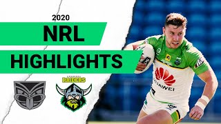 Warriors v Raiders Match Highlights | Round 2 NRL 2020 | National Rugby League