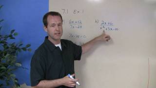 Determining Numbers for Which Rational Expressions are Undefined
