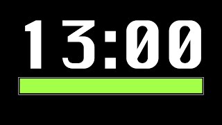 13 Minute Timer [ Progress Bar ] - 4K 60 FPS