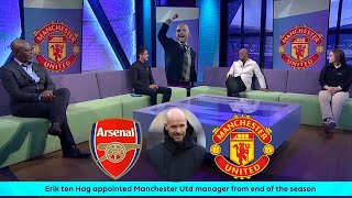 Arsenal vs Manchester United Ian Wright Preview | Erik ten Hag Appointed Man United manager