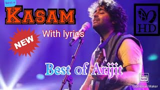 Arijit singh :- kasam full song (lyrics) |Babloo Bachelor | Jeet Gannguli | Rashmi Virag