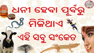 ଧନୀ ହେବା ପୂର୍ବରୁ ମିଳିଥାଏ ଏହି 4ଟି ସଂକେତ // ajira anuchinta sadhubani odia 2020