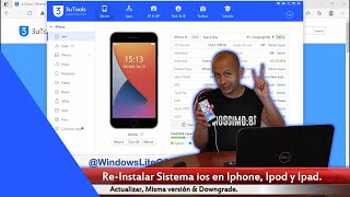 ✅INSTALAR SISTEMA IOS en Iphone, Ipod & Ipad ✅Actualizar ✅Downgrade & ✅Re-Install