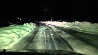 兵庫県豊岡市・三原～城崎駅まで雪道ドライブ