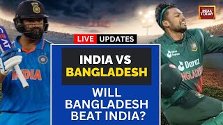 Ind Vs Ban Live Match Updates | Hardik Pandya Injured, Can Bangladesh Beat India | World Cup 2023