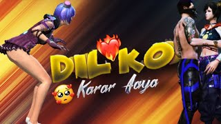 Dil Ko Karaar Aaya Beat Sync montage || free fire by Blue dino gaming || Road to 3k