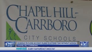 Chapel Hill-Carrboro schools to close Wednesday because of women's strike