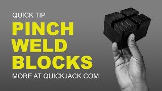 Pinch-Weld Blocks for QuickJack Portable Car Lift