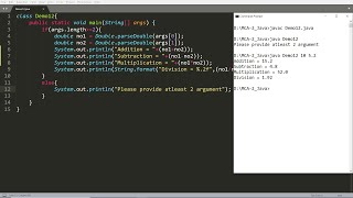 Java - Command Line Program to Convert String to Int, Double & Calculation- Practical Demonstration