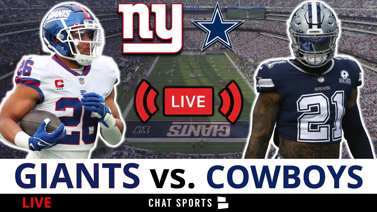 Giants Vs. Cowboys LIVE Streaming Scoreboard, Free Play-By-Play ...