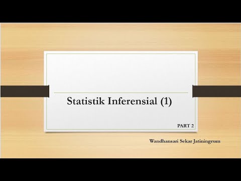 Statistical Inference (part 2) - Estimate The Mean - Meeting 3 - YouTube