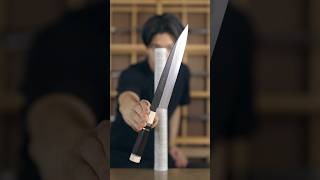 〜本刃付け〜【銀座 白】切付片刃牛刀 #knife #sharpening #包丁