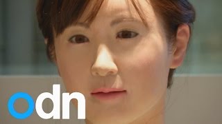 A robot receptionist starts work in Tokyo