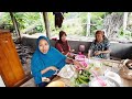 papajar bareng enek yuuk makan di sawah