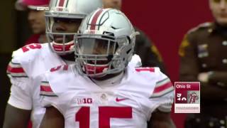 Ezekiel Elliott's 3 Rushing TDs vs. Indiana